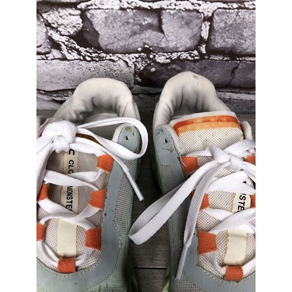 On Cloud Wide Lime Green Gray White LaceUp Gym Running Shoes Women Sz 39EU/8M US - Picture 13 of 16